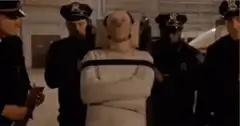 Tom Hanks in a straitjacket
