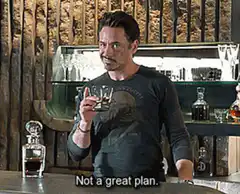 Tony Stark Not a Great Plan