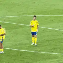 Cristiano Ronaldo frustrated on soccer field