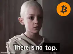 There is no top Bitcoin