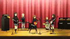 K-On! band performing on stage