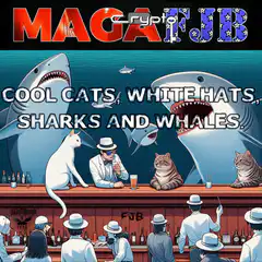 MAGA Crypto JB Cool Cats White Hats Sharks