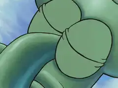 Squidward's eyes pop out
