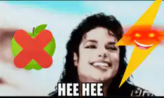 Michael Jackson Hee Hee Lightning Apple