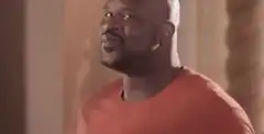 Shaquille O'Neal nodding