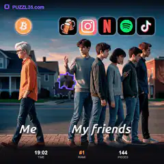 Me vs My Friends Puzzle Game
