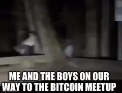 Me and the boys on our way to the bitcoin meetup