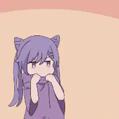anime girl stretching in blanket