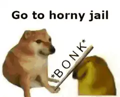 Doge bonk horny jail