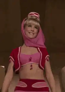 Barbarella pink outfit headband