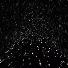 falling binary code tunnel