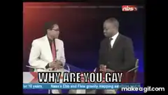 TV interview why are you gay