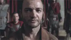 Spartacus smirks then says you fucking cunts