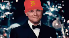 Leonardo DiCaprio Bitcoin Toast