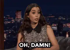 Oh, Damn! Woman Reaction