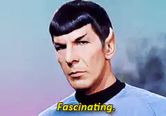 Spock says Fascinating