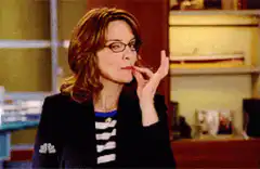 Tina Fey hand gesture