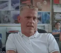 Dutch Van Der Linde Smirking