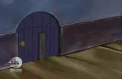 Arthur's friend exits his mouse hole