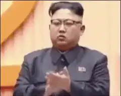 Kim Jong Un clapping