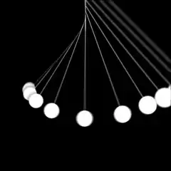 Newton's cradle animation