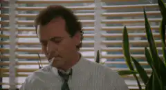 Bill Murray smoking cigarette