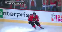 Chicago Blackhawks player celebrates goal