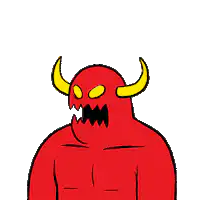 Red devil transforms into orange monster