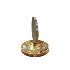 Bitcoin coin spinning animation