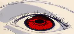 Evangelion eye transformation