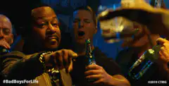 Will Smith and Martin Lawrence toast with drinks