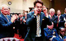 Tony Stark clapping sarcastically