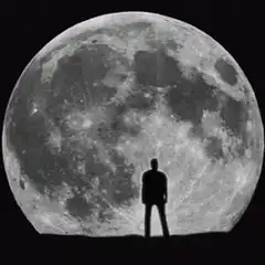 Man transforms into wolf before moon