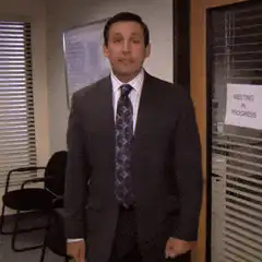 Michael Scott Meeting in Progress