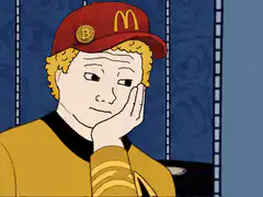 McDonald's employee bored then laughs