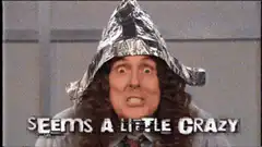 Weird Al Yankovic tinfoil hat crazy