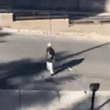 Man walking with jewelry and footstance