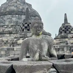 Buddha statue at Borobudur temple