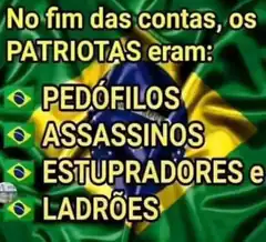 Brazilian flag meme about patriots
