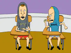 Beavis and Butt-Head in school