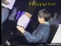 Kid dancing at zappathon