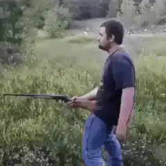 GTA V character shotgun recoil