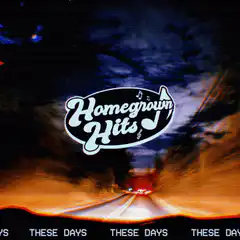 Homegrown Hits logo over night drive