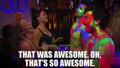 Girls react to paint-covered guys
