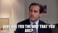 Michael Scott Why Are You The Way That You Are