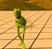 Kermit the Frog dancing