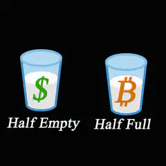 Got bitcoin? Half Empty Half Full