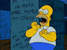 Homer Simpson going crazy