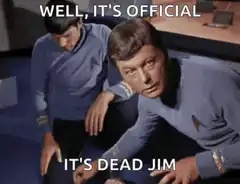 It's dead Jim Star Trek meme