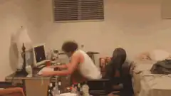 man dancing in bedroom
